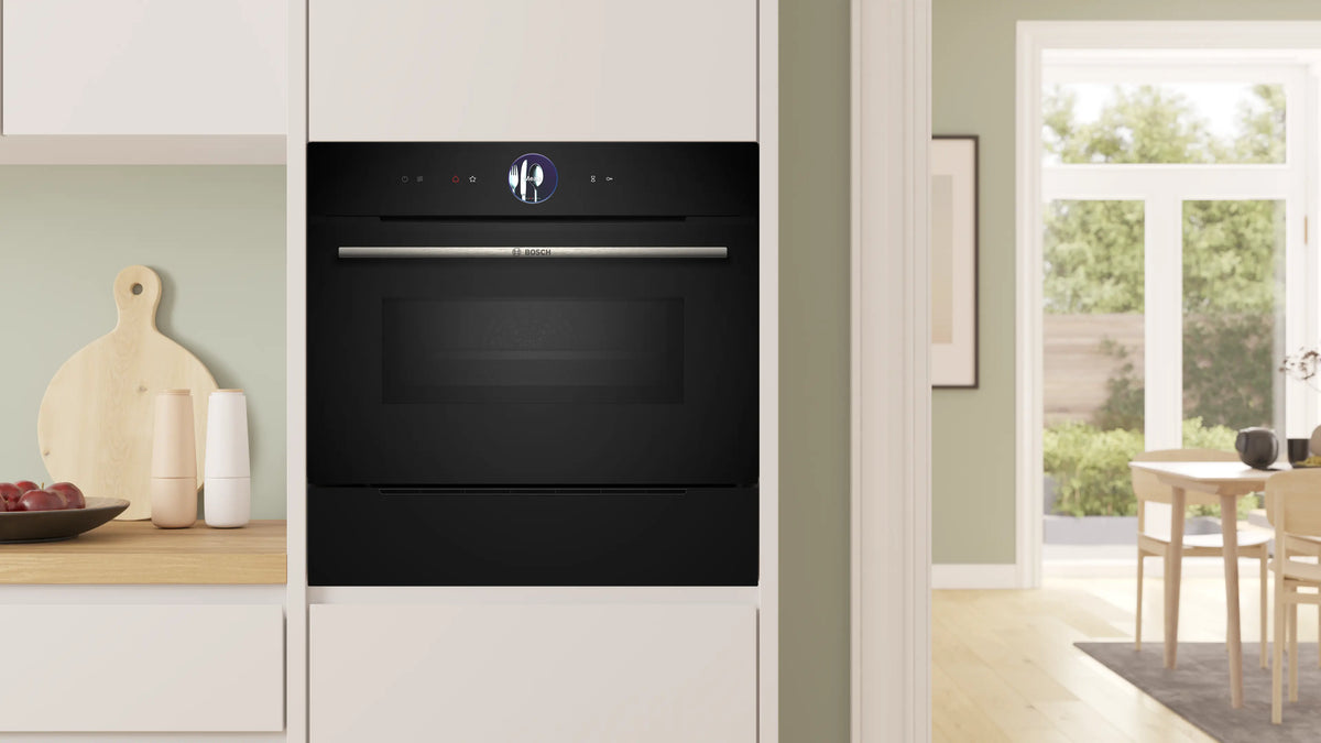 Sertar încorporabil cu abur Bosch BDC7111B0, Seria 8, 0 l, negru