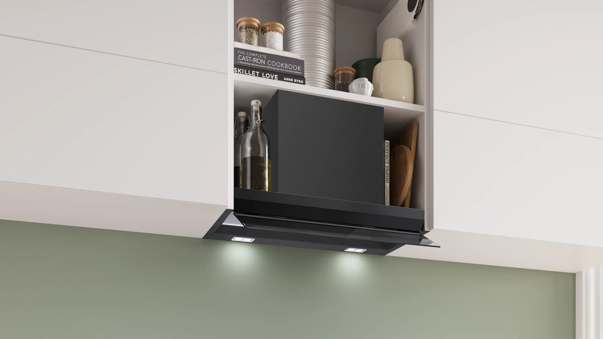 Hotă încorporabilă Bosch DBB67DP60, Seria 6, 60 cm, neagră
