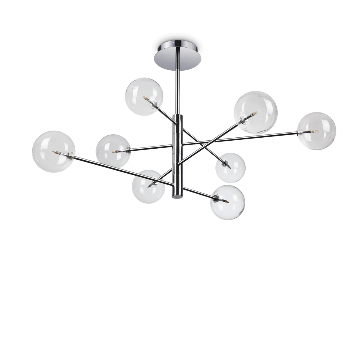 Lustră Ideal Lux Equinoxe SP8, crom, 275178