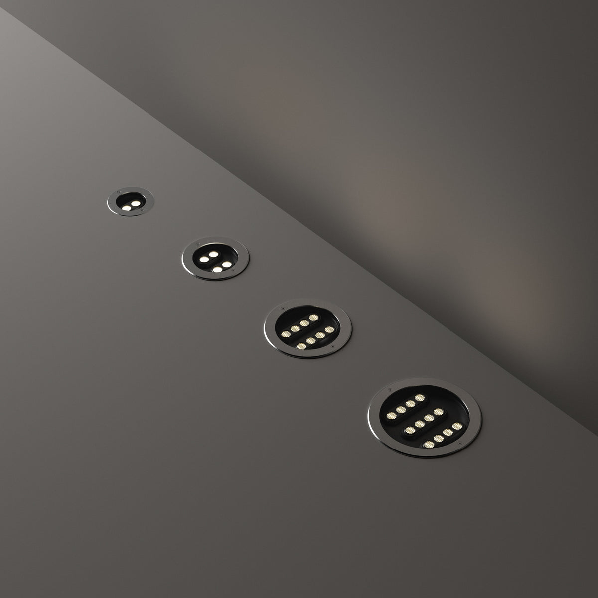 Spot încastrat de exterior Ideal Lux Taurus Accent Round, Ø10 cm, 277004
