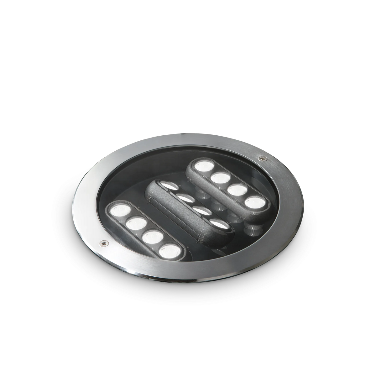 Spot încastrat de exterior Ideal Lux Taurus Accent Round, Ø21 cm, 277035