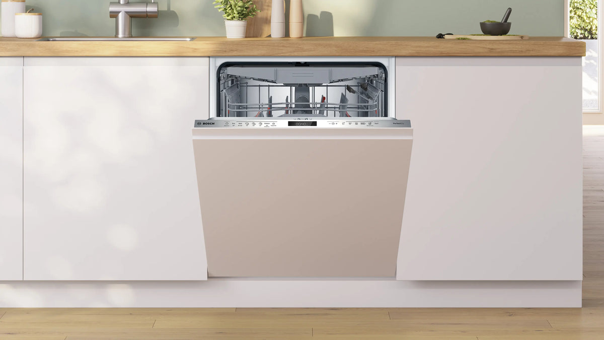 Mașină de spălat vase complet încorporabilă Bosch SMH6ZCX24E, Seria 6, 60 cm, 14 seturi