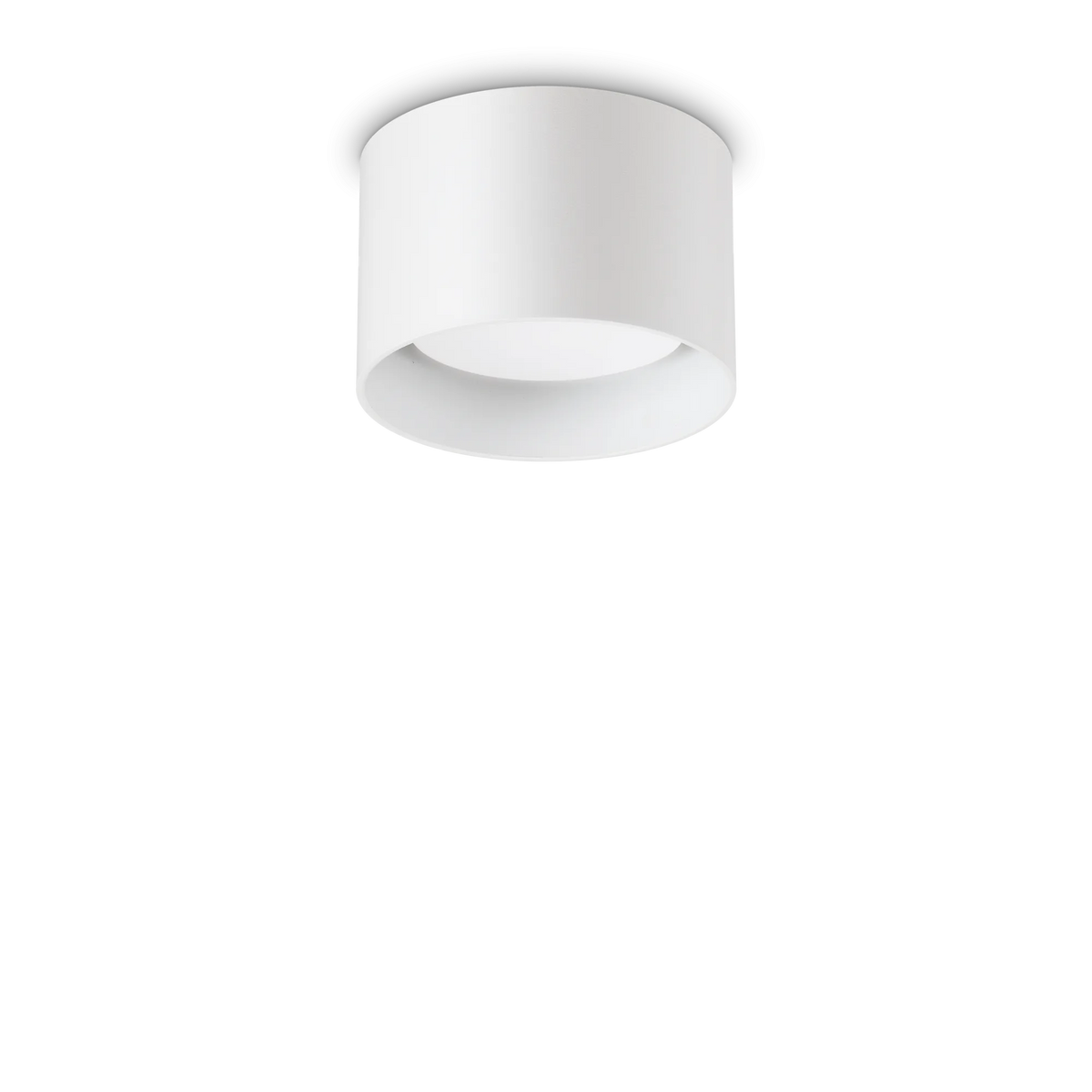 Plafonieră Ideal Lux Spike PL1 Round, alb, 277417