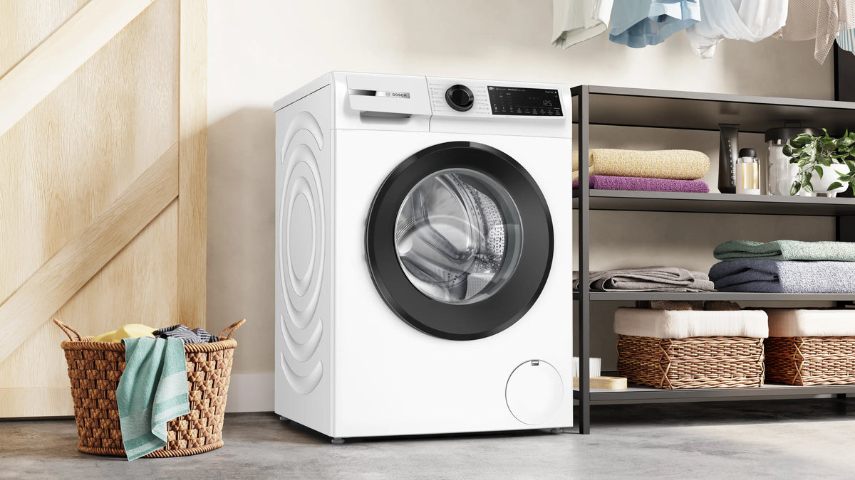 Mașină de spălat rufe Bosch WGJ24401BY, Seria 6, 9 kg, 1400 rpm, albă