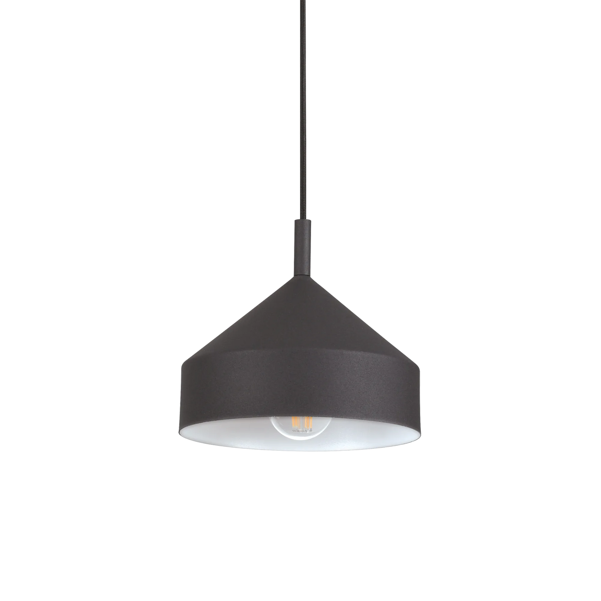 Pendul Ideal Lux Yurta SP1, negru, Ø21 cm, 281568