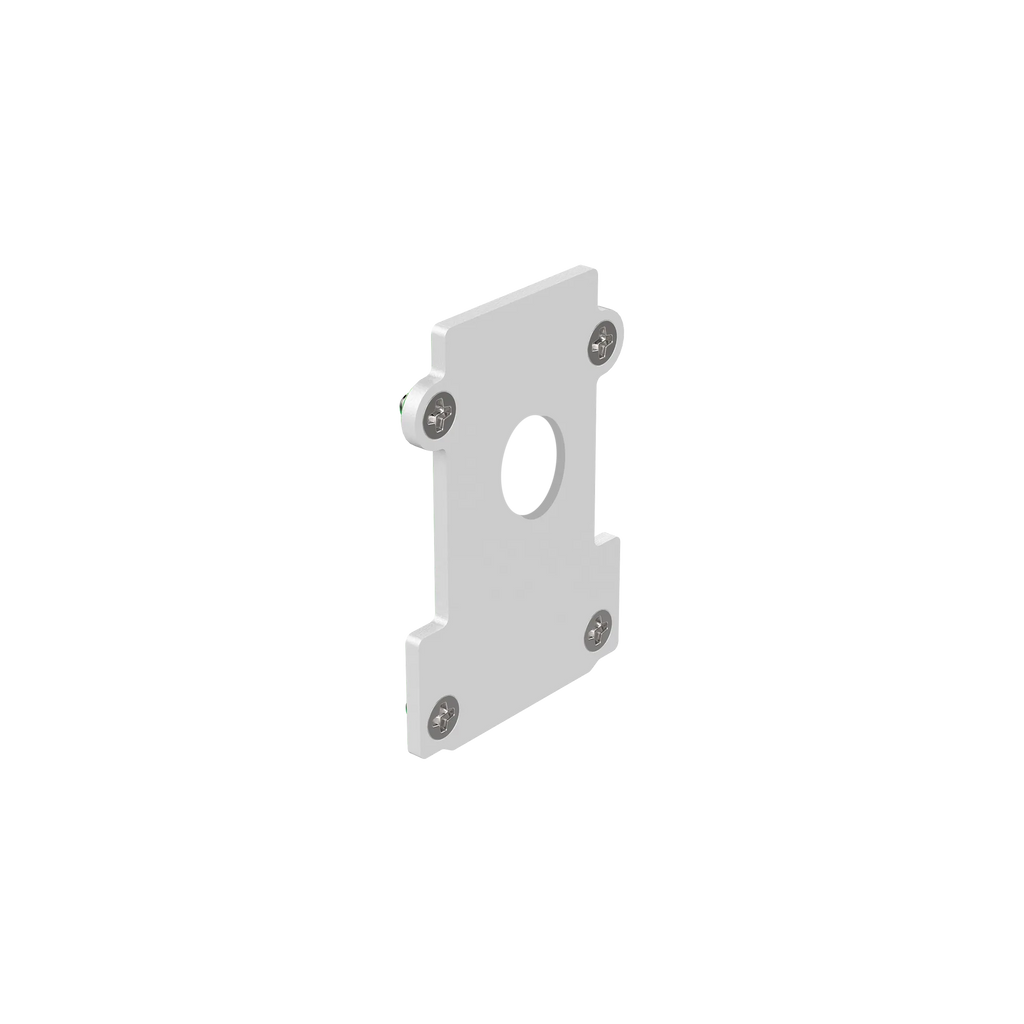 EGO END CAP RECESSED CON FORO WH