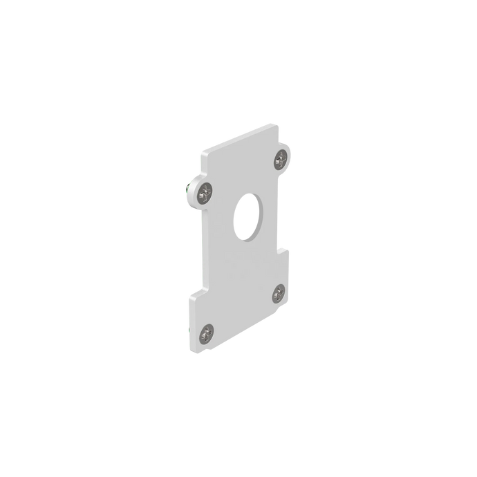 EGO END CAP RECESSED CON FORO WH