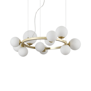 Lustră Ideal Lux Perlage SP11, alb, 283807
