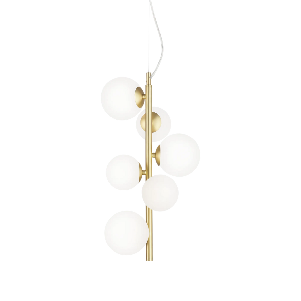 Lustră Ideal Lux Perlage SP6, alb, 283821