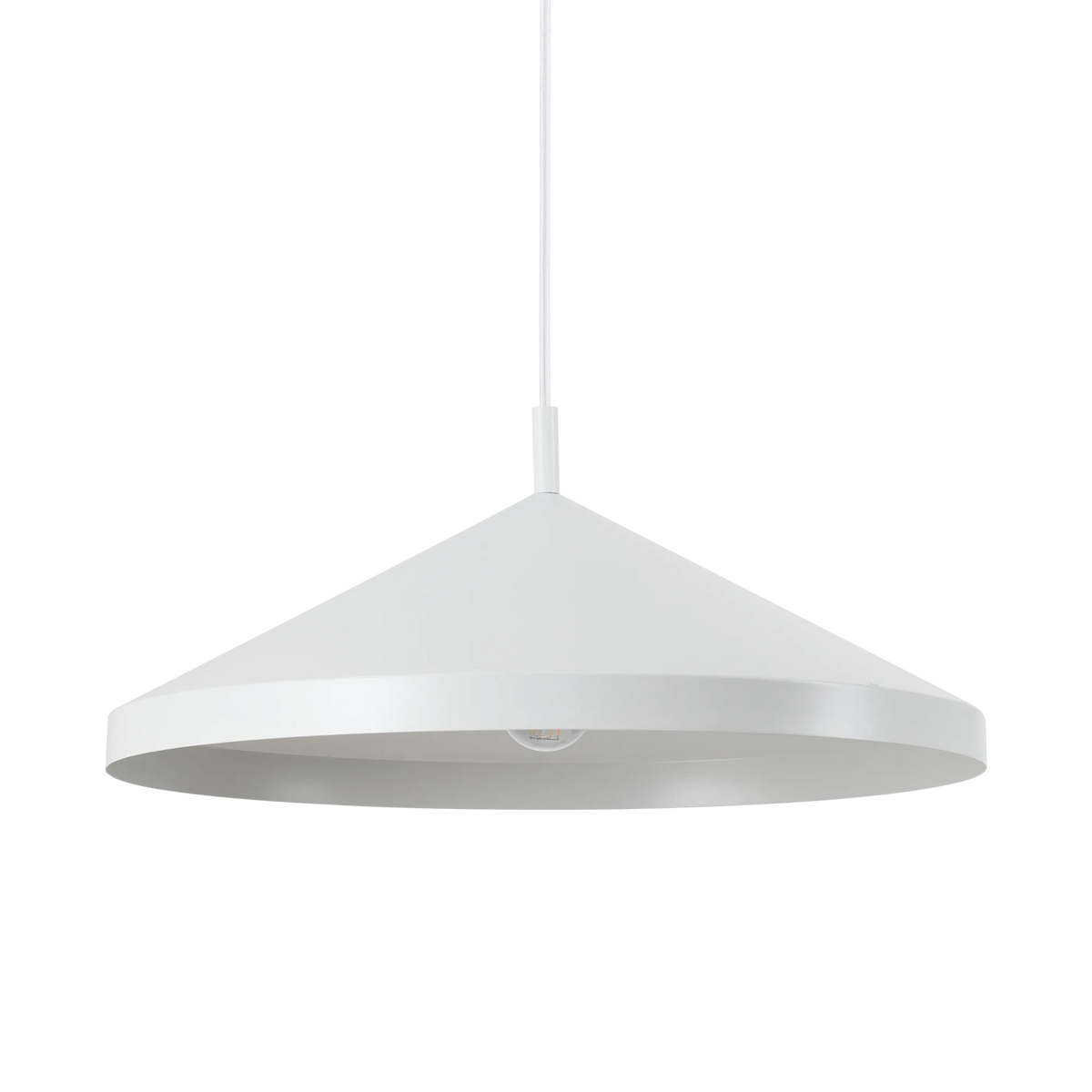 Pendul Ideal Lux Yurta SP1, alb, Ø50 cm, 285160
