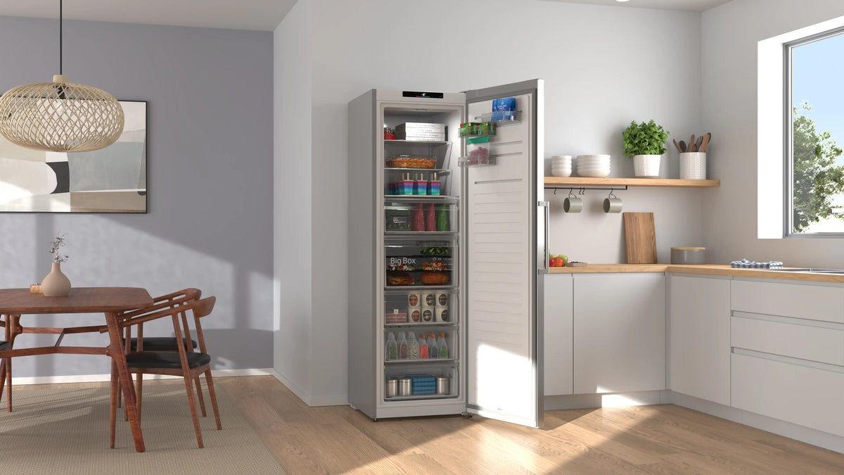 Congelator Bosch GSN36VLDG, Seria 4, No Frost, inox