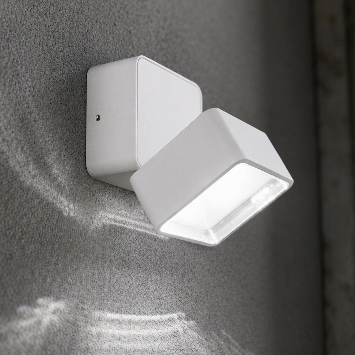 Aplică de exterior Ideal Lux Omega Square 4000K, alb, 285528