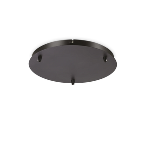 Rozetă Ideal Lux Rosone Standard 3 Luci, negru, 285603