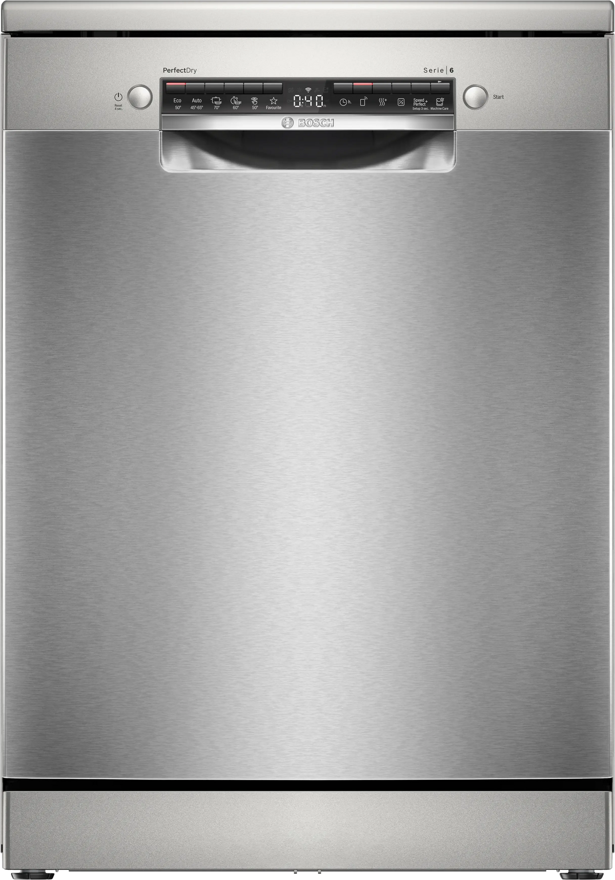 Mașină de spălat vase Bosch SMS6YCI15E, Seria 6, 60 cm, 14 seturi, inox