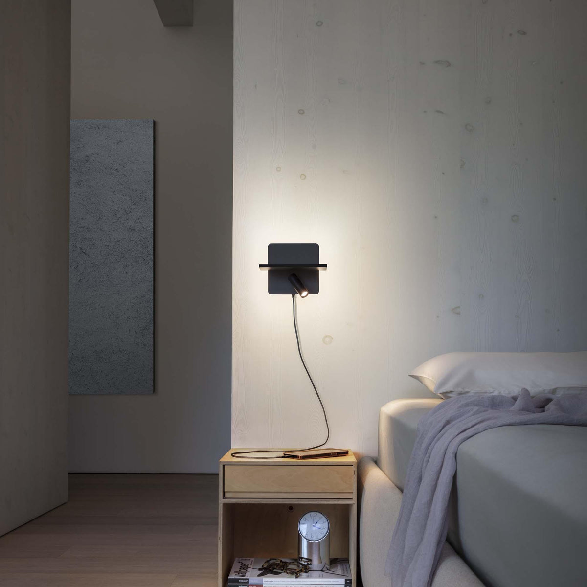 Aplică Ideal Lux Piano, negru, 287300