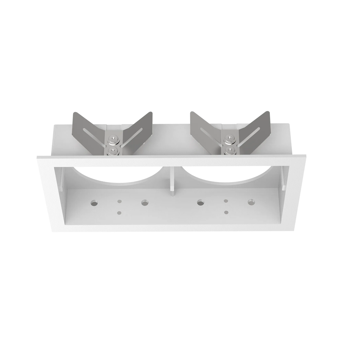 Ramă pentru spot încastrat Ideal Lux Bento Frame Square Twin, alb, 287935