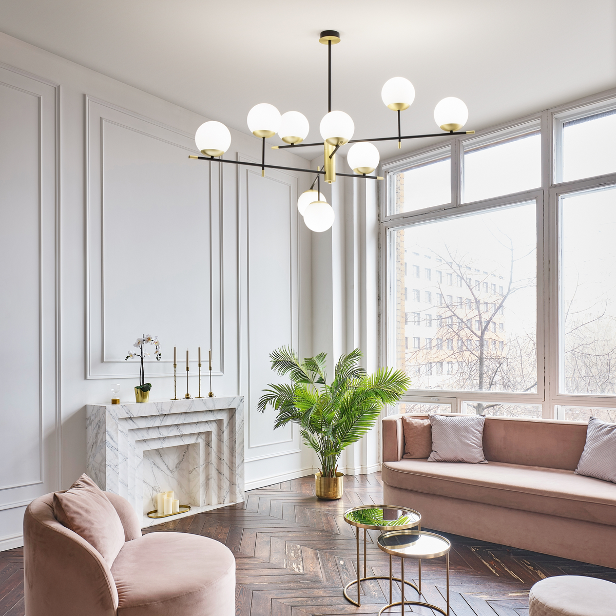 Plafonieră Ideal Lux Gourmet PL9, 289489