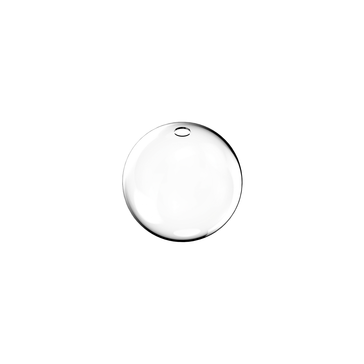 Abajur din sticlă Ideal Lux Mapa Mini Vetro D15, transparent, 289861
