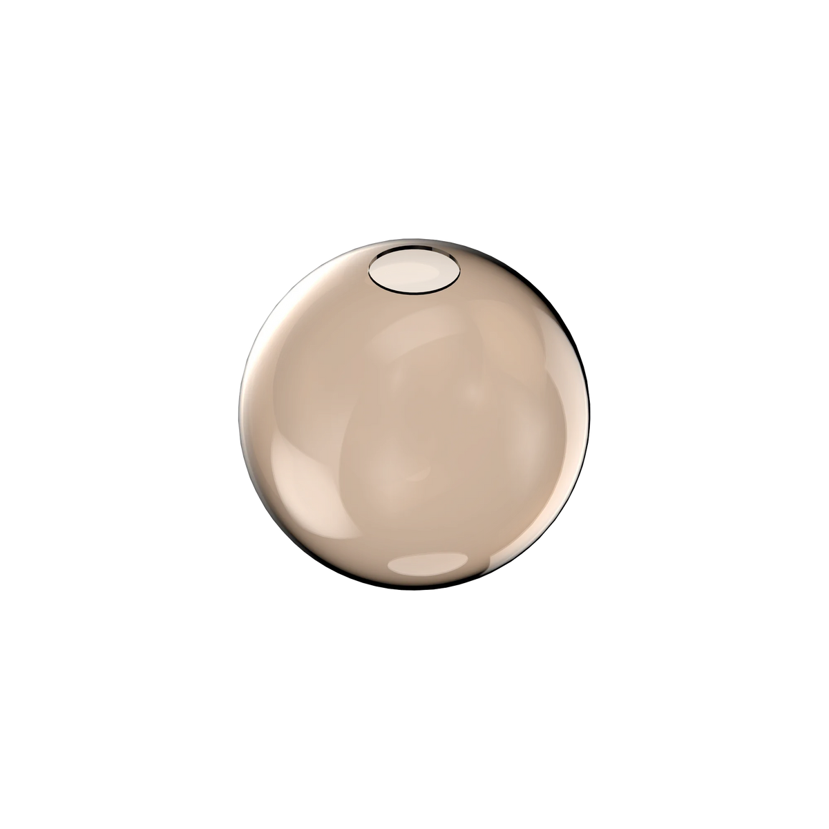 Abajur din sticlă Ideal Lux Mapa Mini Vetro D20, chihlimbar, 289915