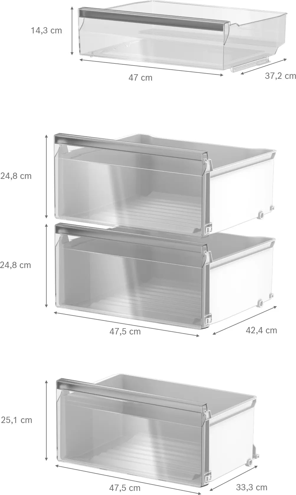 Frigider Bosch KSN36VCCG, Seria 4