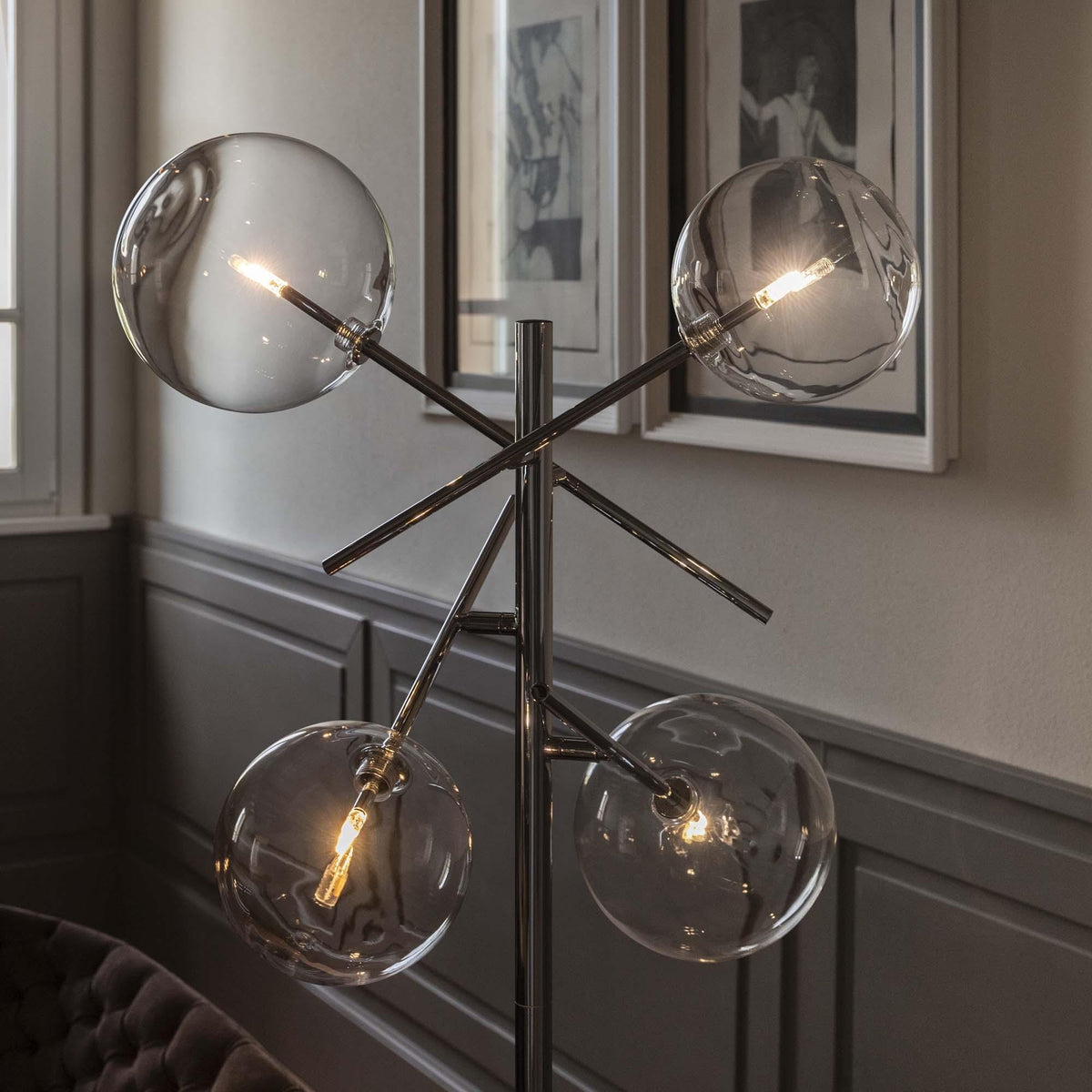 Lampadar Ideal Lux Equinoxe PT4, crom, 290959