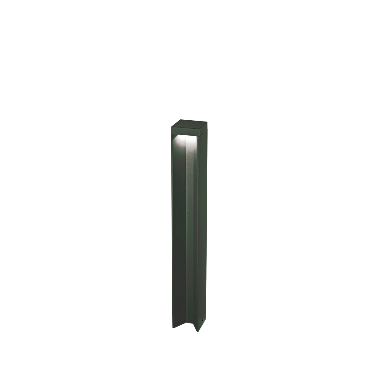 Lampă de exterior Ideal Lux Kurt 3000K, negru, 306872