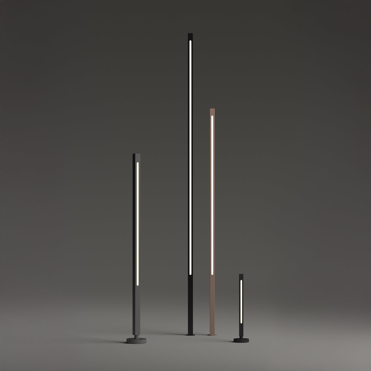 Lampă de exterior Ideal Lux Jedi, negru, H160 cm, 293202
