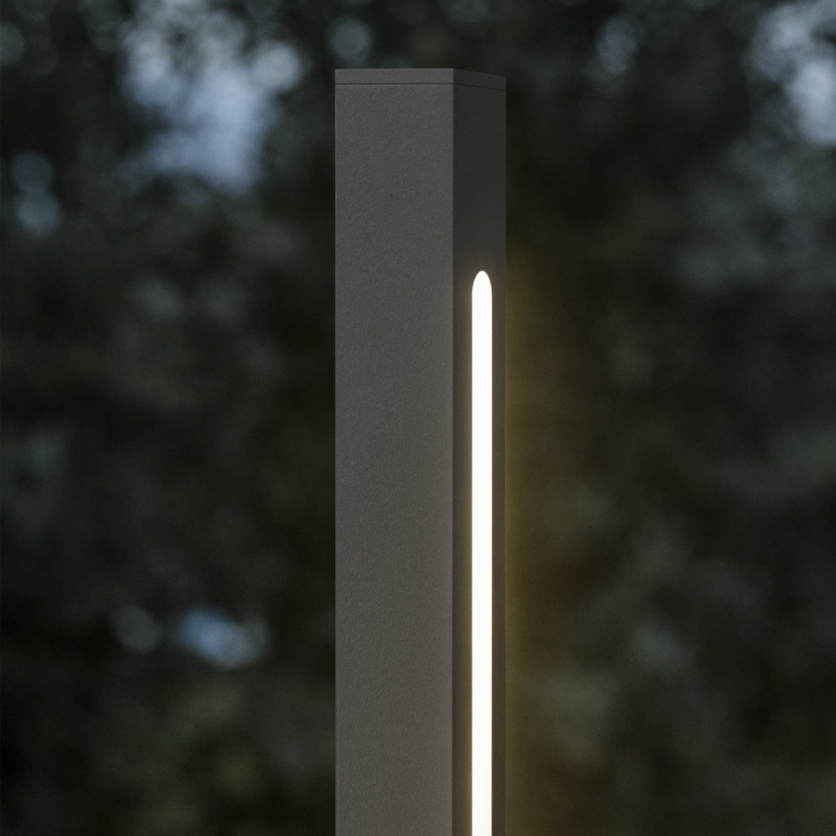 Lampă de exterior Ideal Lux Jedi, negru, H160 cm, 293202