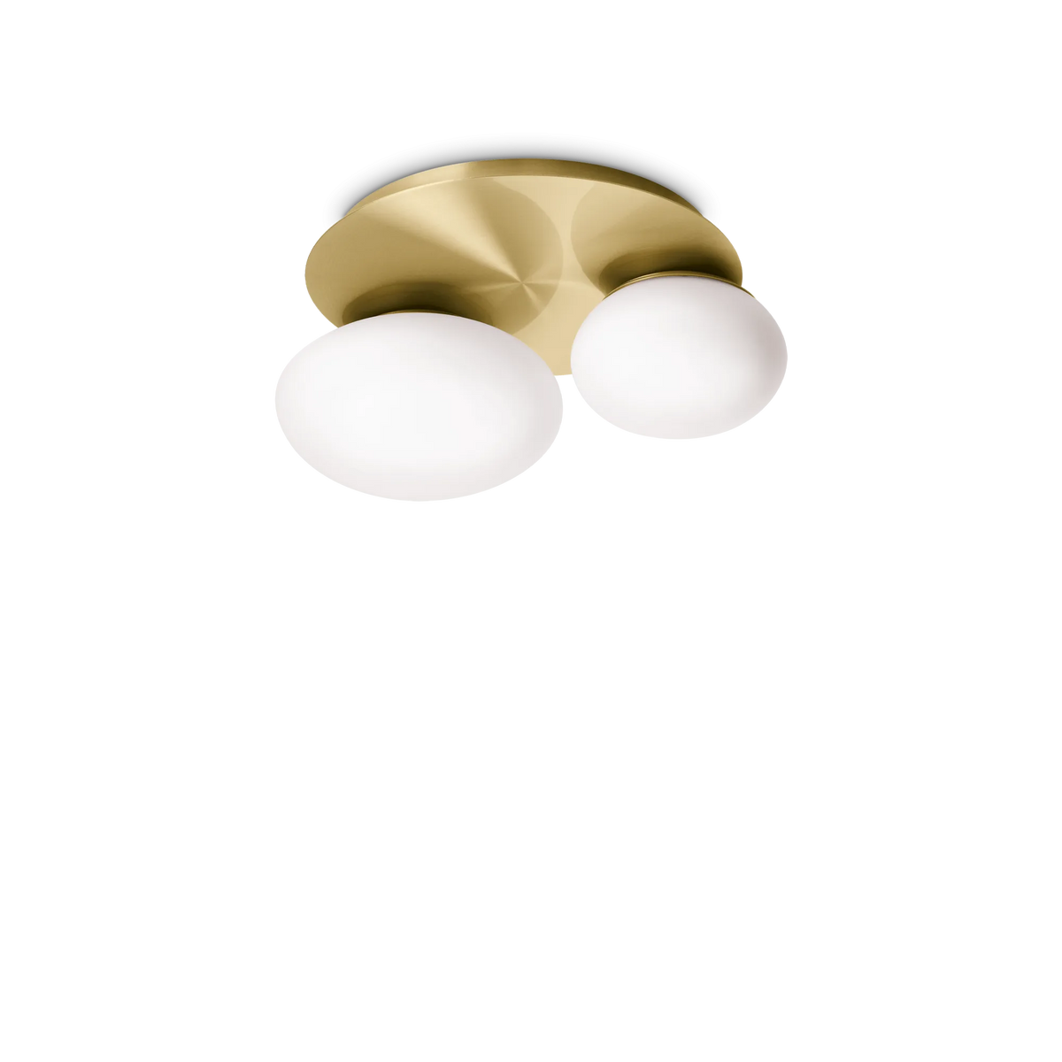 Plafonieră Ideal Lux Ninfea PL2, alamă, 293653