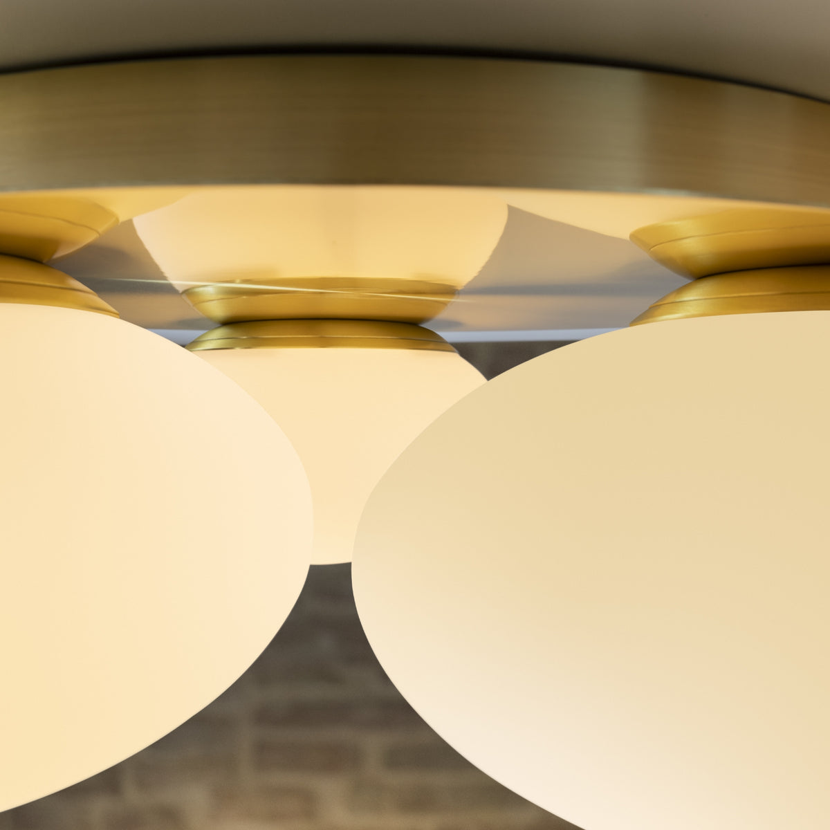 Plafonieră Ideal Lux Ninfea PL3, alamă, 293660