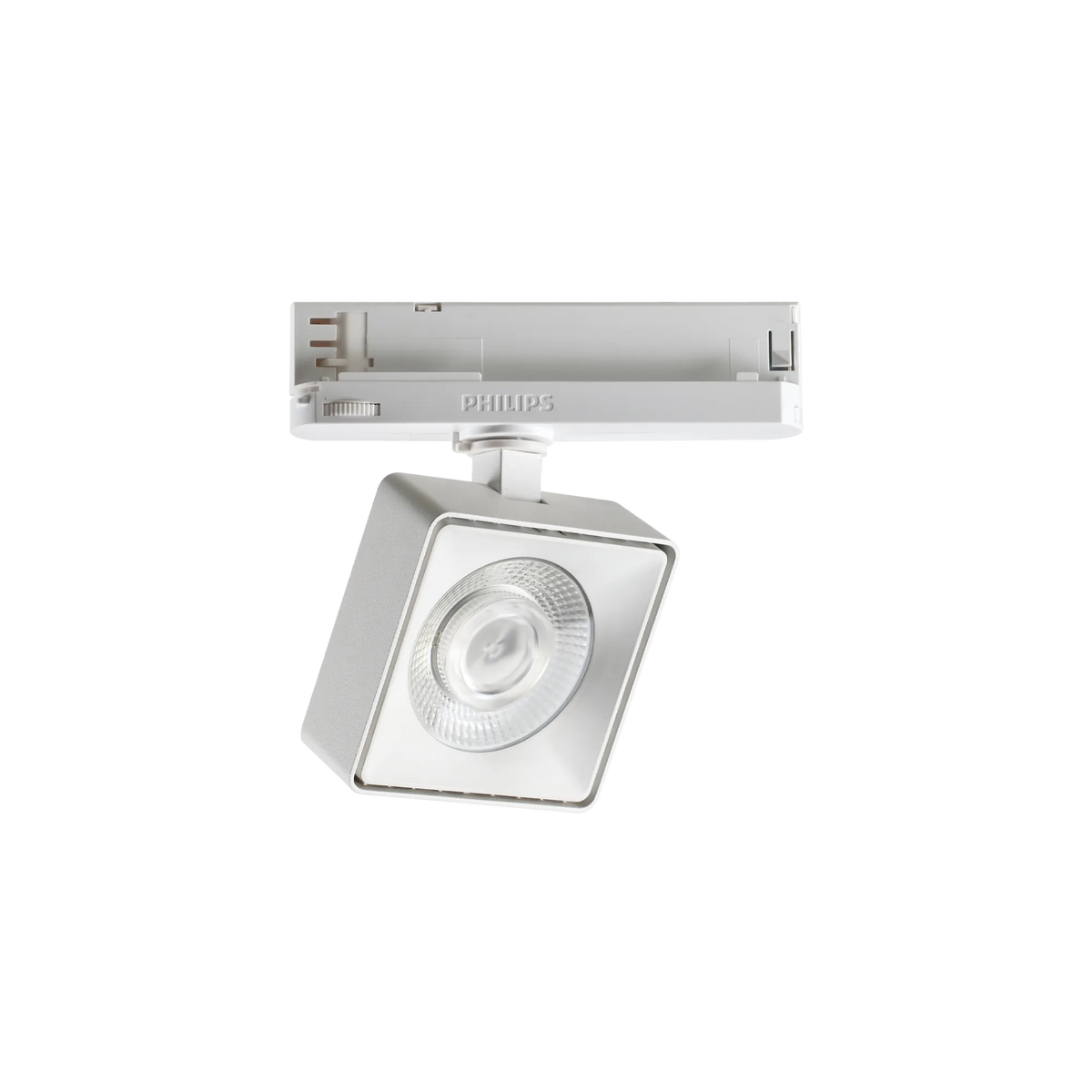 Spot pe șină Ideal Lux Pov 3-PHASE Square, alb, 296364