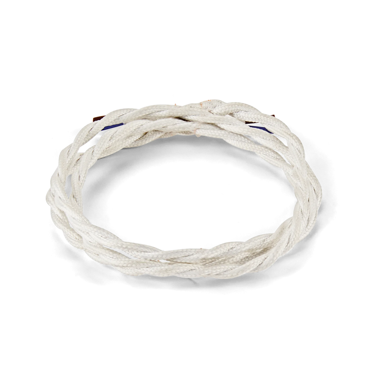 Cablu textil Ideal Lux Cavo Tessuto împletit 10M, alb, 303062
