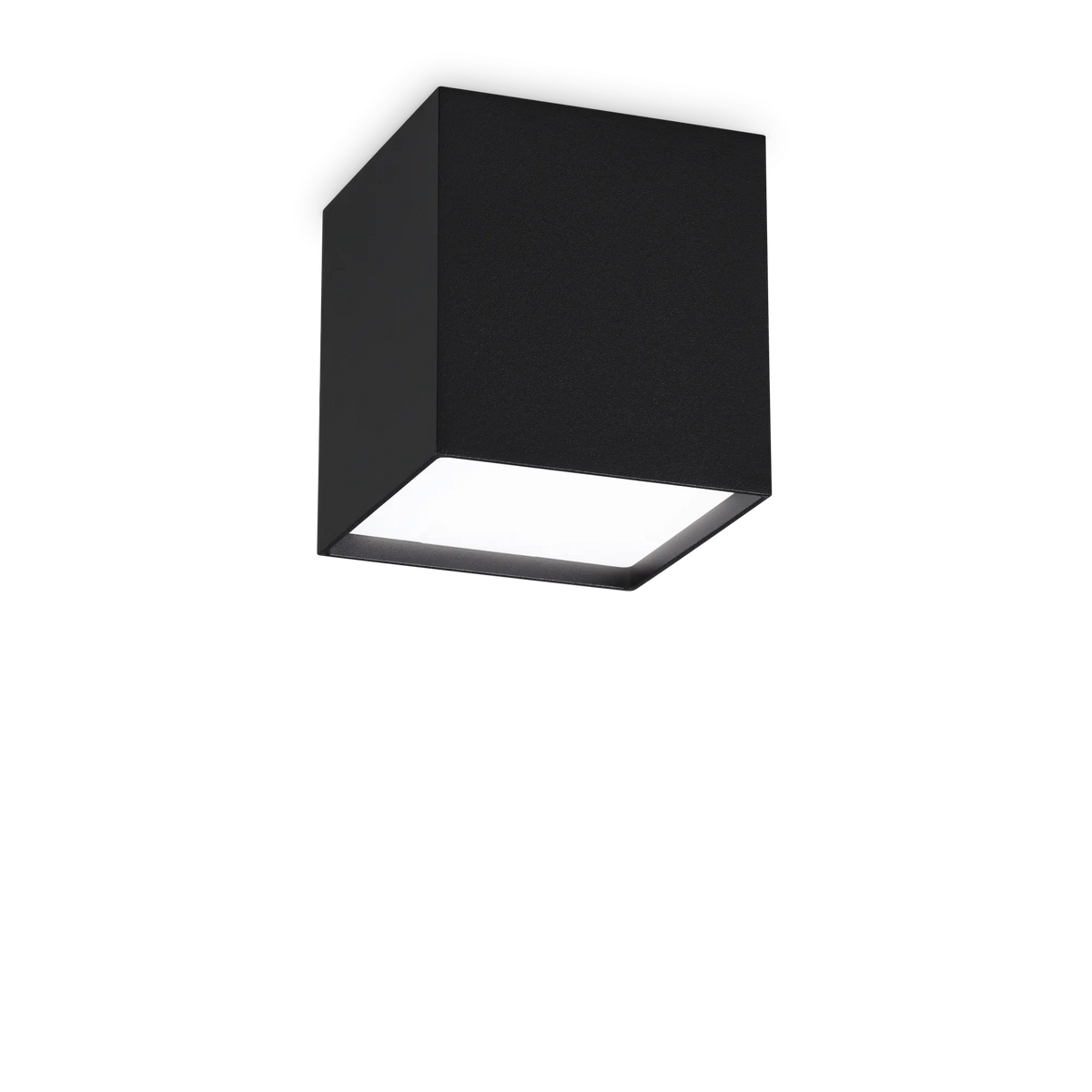 Plafonieră Ideal Lux Kubiko, negru, 303314