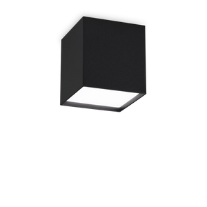 Plafonieră Ideal Lux Kubiko, negru, 303314