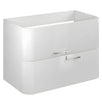 Masca baie pentru lavoar, Savini Due Geos 80 2100/F00, cu sertare, alb lucios, suspendat, 80.2 x 45.7 x 49.7 cm