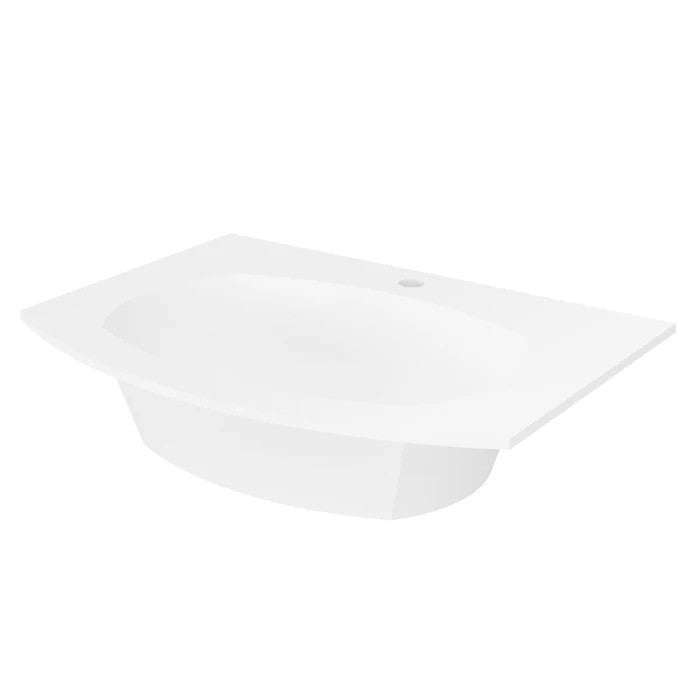 Mască de baie suspendată cu lavoar Savini Due Armonia, stejar auriu, 70 cm