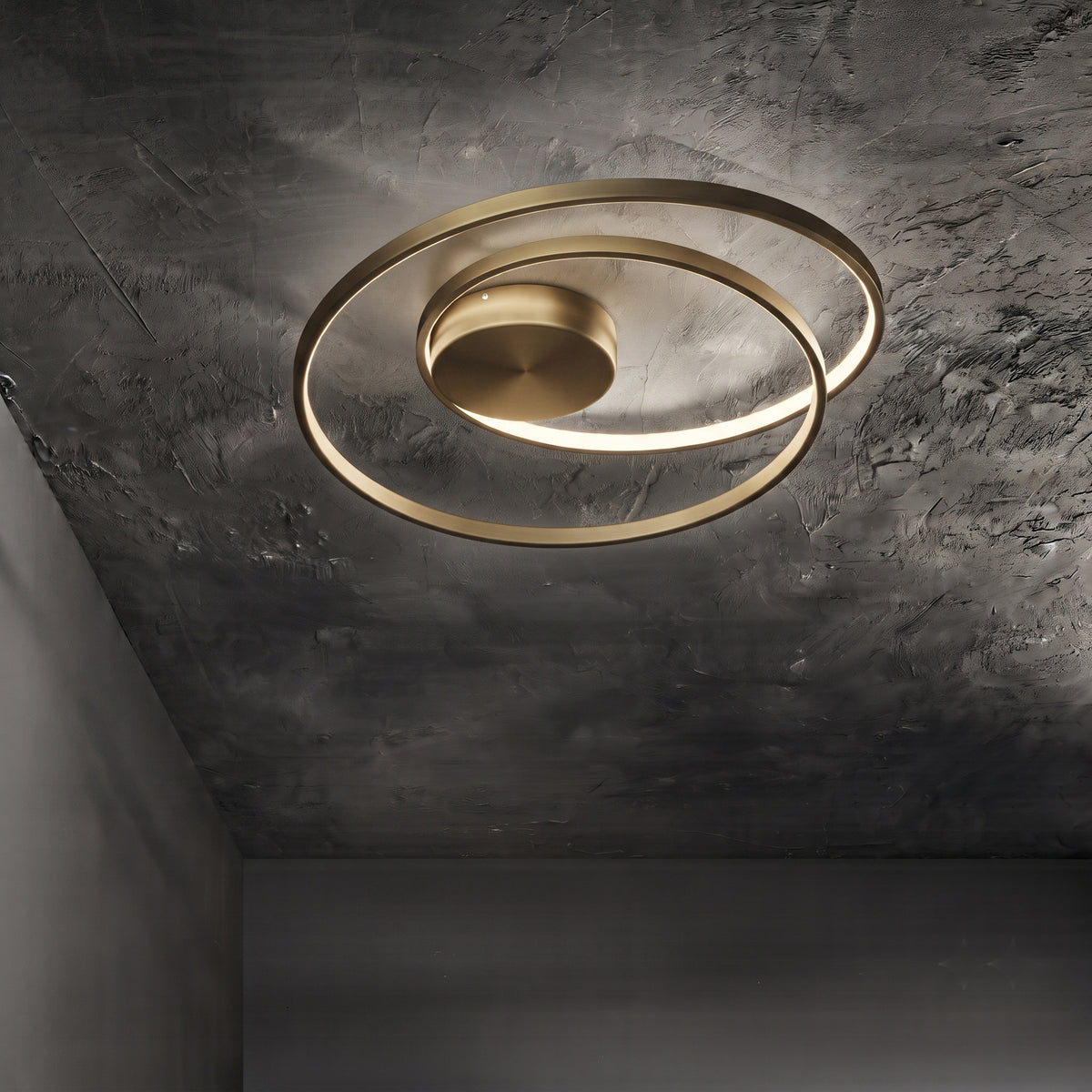 Plafonieră Ideal Lux Oz DALI 3000K, alamă, 304533