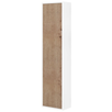 Dulap baie suspendat, Savini Due Portofino 2320C/F00/F40, 1 usa, stejar + alb, 33.7 x 16 x 138.6 cm