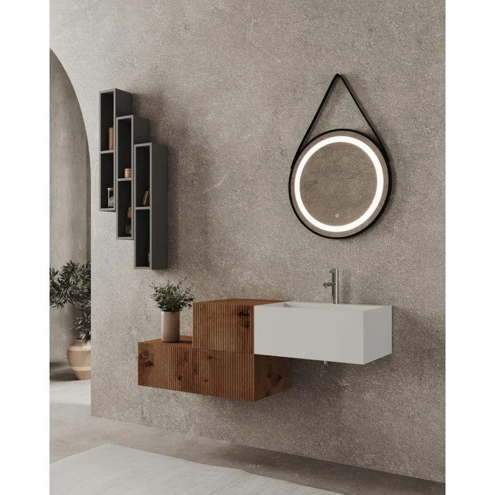 Sertar suspendat Savini Due Roma 3010/F40, stejar auriu, 40 cm