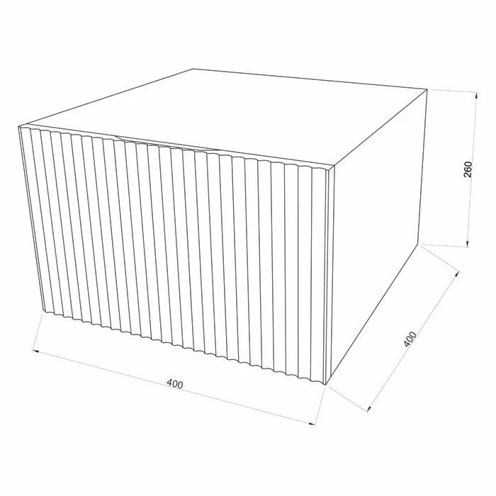 Sertar suspendat Savini Due Roma 3010/F40, stejar auriu, 40 cm