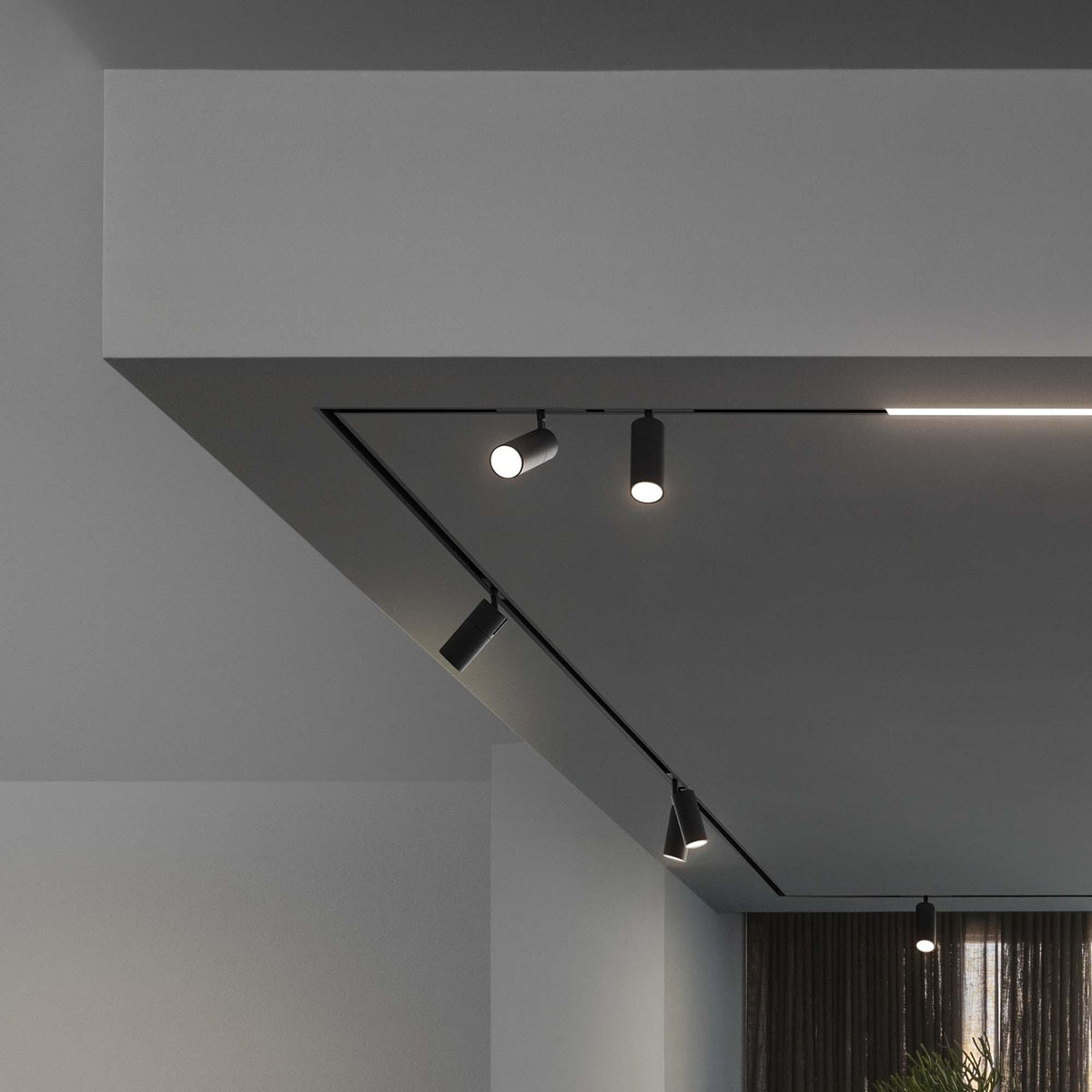 Spot pe șină Ideal Lux Ego Track Single 19W 3000K ON-OFF, negru, 305608