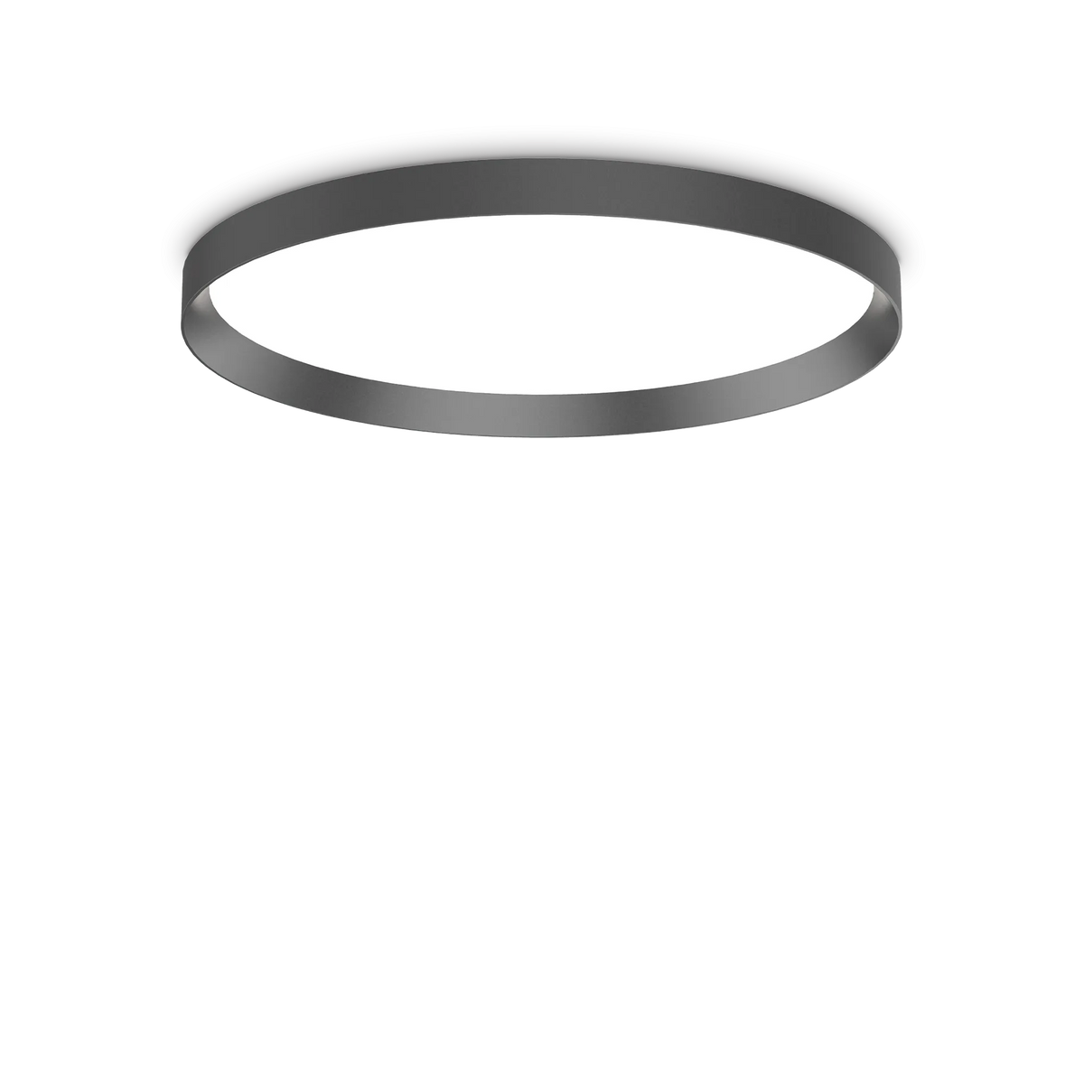 Plafonieră Ideal Lux Fly 4000K, negru, Ø60 cm, 306612