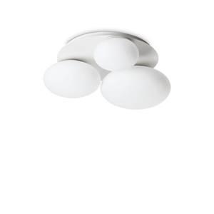 Plafonieră Ideal Lux Ninfea PL3, alb, 306964