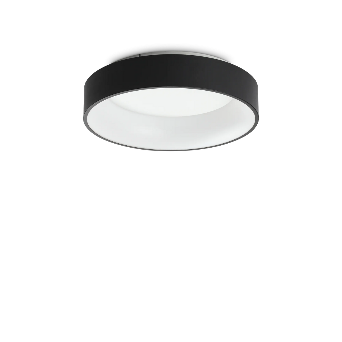 Plafonieră Ideal Lux Ziggy, negru, Ø45 cm, 307206