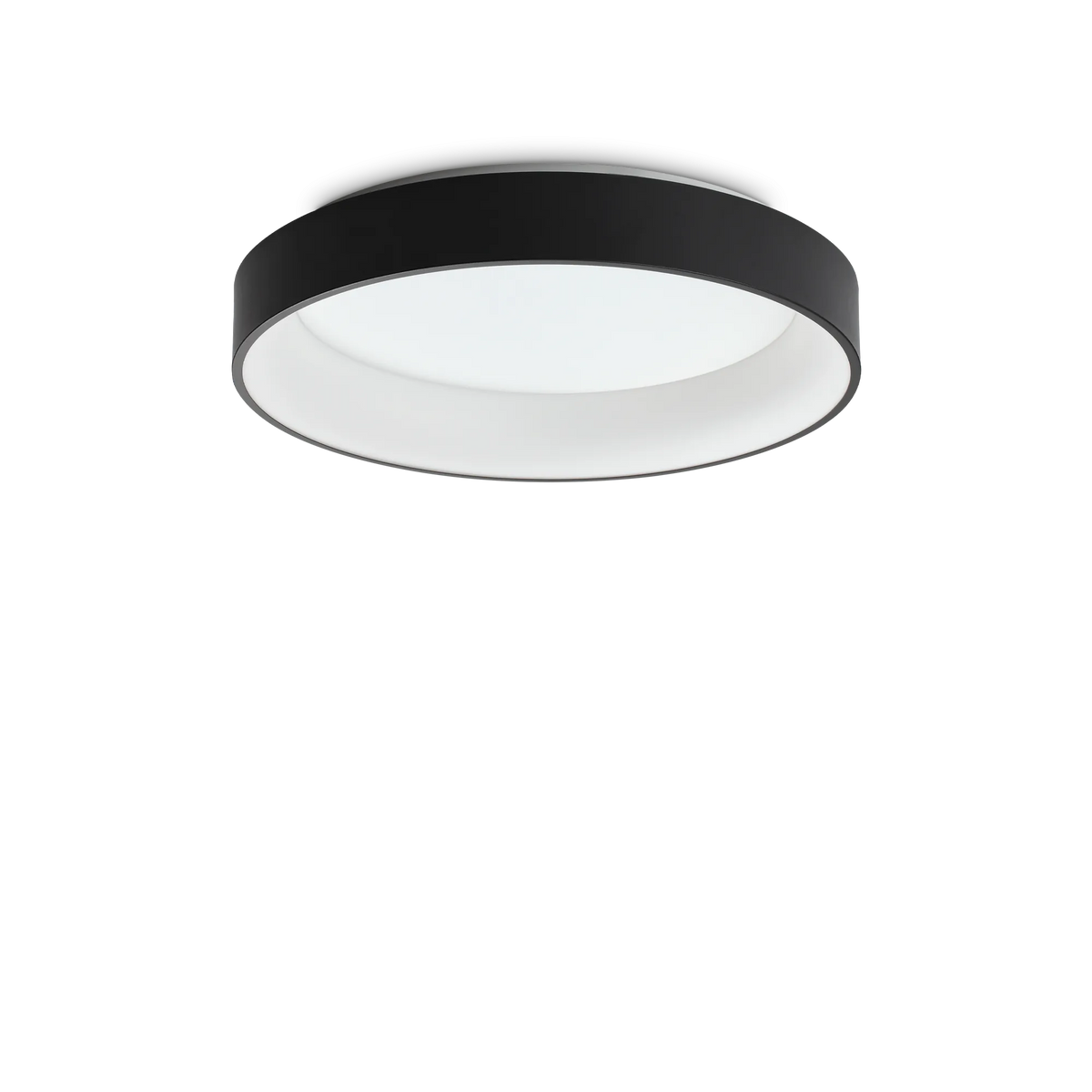 Plafonieră Ideal Lux Ziggy, negru, Ø60 cm, 307213