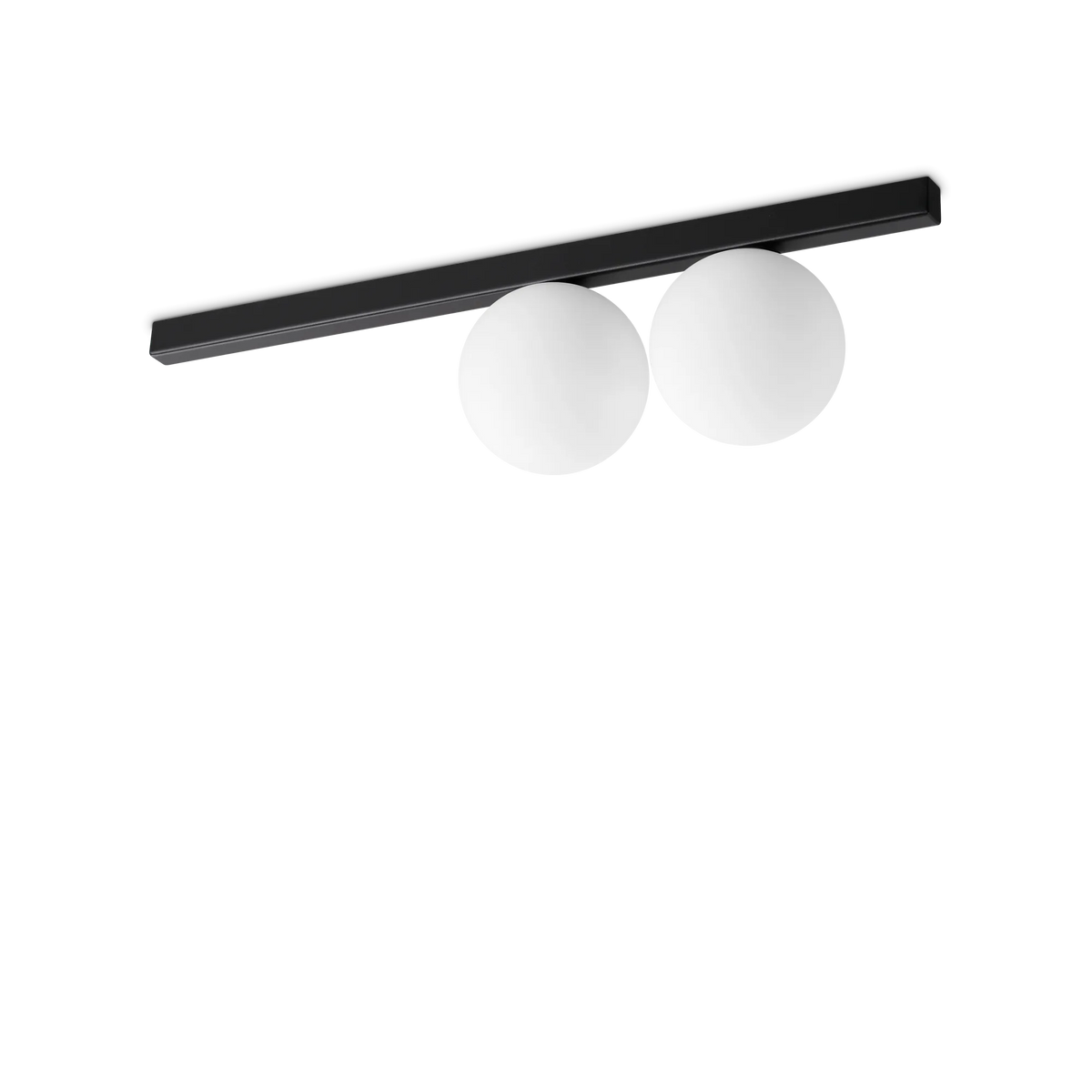 Plafonieră Ideal Lux Binomio PL2, negru, 310671
