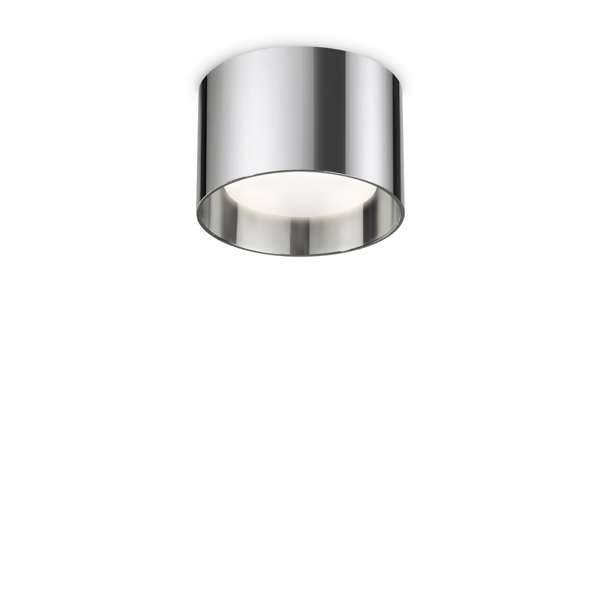 Plafonieră Ideal Lux Spike PL1 Round, crom, 310886