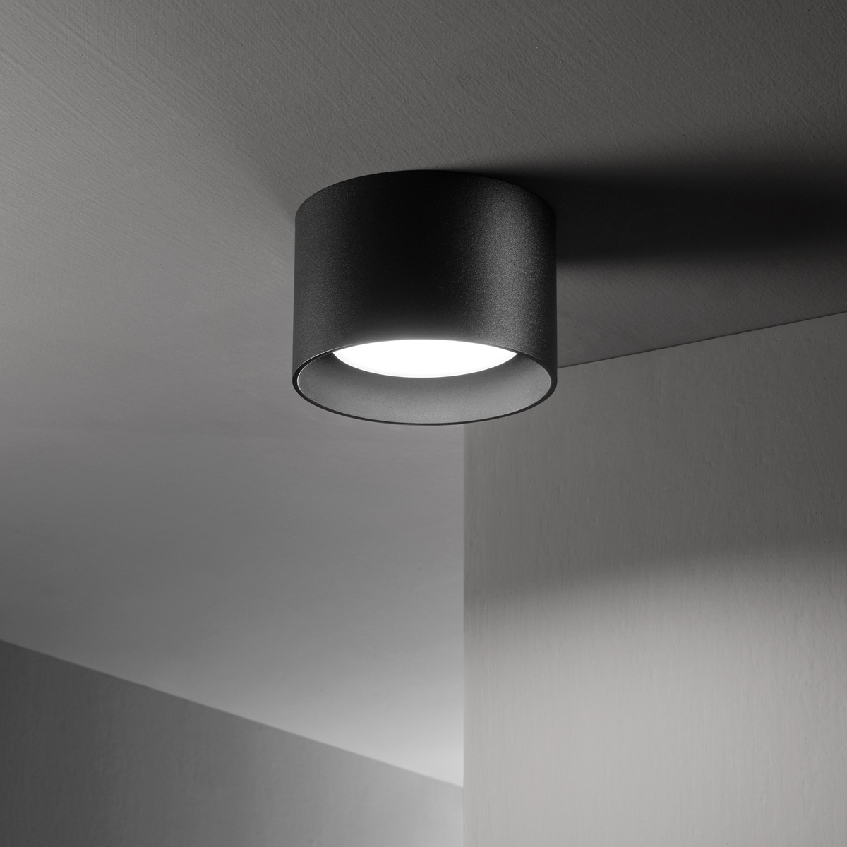 Plafonieră Ideal Lux Spike PL1 Round, cupru, 310893