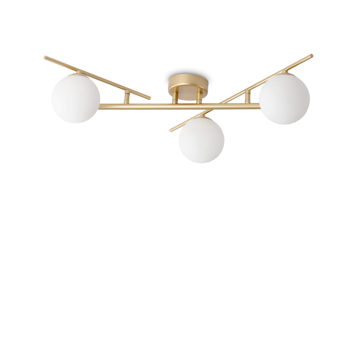 Plafonieră Ideal Lux Atlas PL3, auriu, 311340