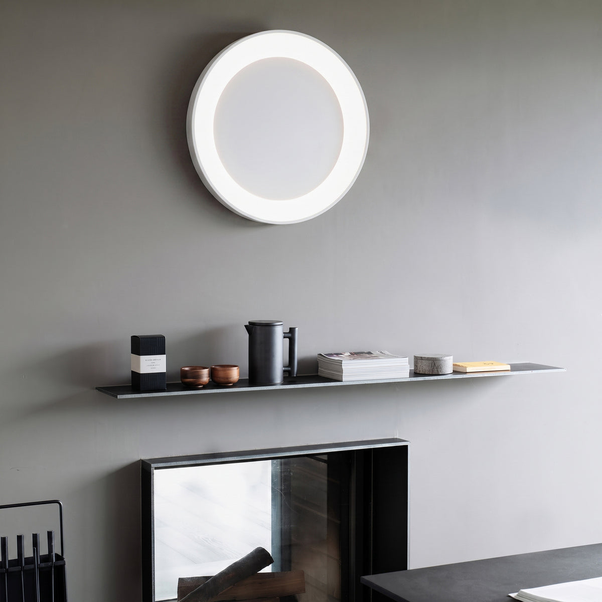 Plafonieră Ideal Lux Planet, alb, Ø50 cm, 312354